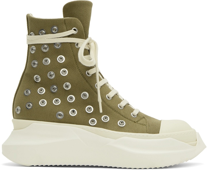 Photo: Rick Owens DRKSHDW Green Abstract Sneakers