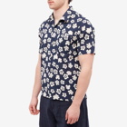 Universal Works Men's Flower Road Shirt in Indigo