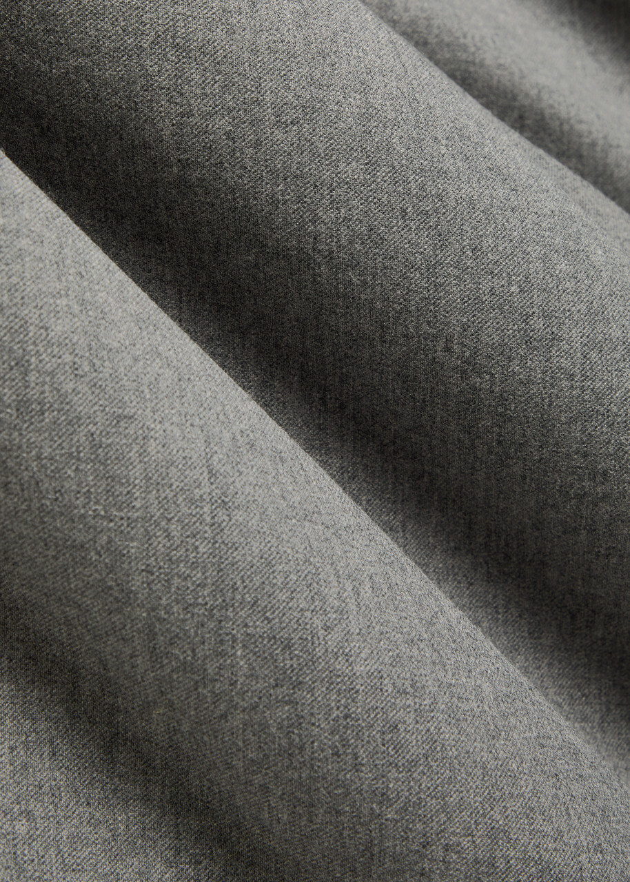 Maria Mcmanus Straight-leg Stretch-wool Trousers Grey