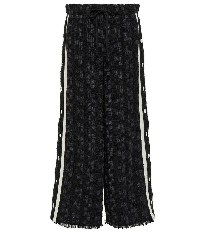 Photo: Gucci Cotton and silk tweed trousers