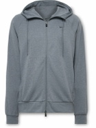 Nike Training - Logo-Embroidered Dri-FIT UV Zip-Up Hoodie - Gray