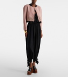 Chloé Cropped virgin wool gabardine jacket