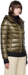 Herno Khaki Giada Down Jacket