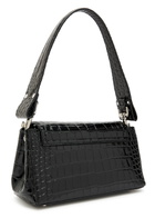 Vivienne Westwood Hazel Medium Crocodile-effect Patent Leather Shoulder bag - Black - One Size