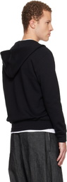 COMME des GARÇONS PLAY Black Zip Reverse Heart Hoodie