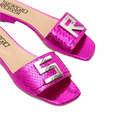 Sergio Rossi Leather Flat Sandals