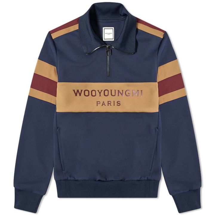 Photo: Wooyoungmi Quarter Zip Logo Track Jacket