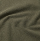 Brunello Cucinelli - Slim-Fit Layered Cotton-Piqué Polo Shirt - Green