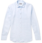 Canali - Linen Shirt - Men - Blue