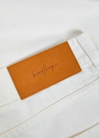Second Layer Big Papi Relaxed Straight-leg Jeans White