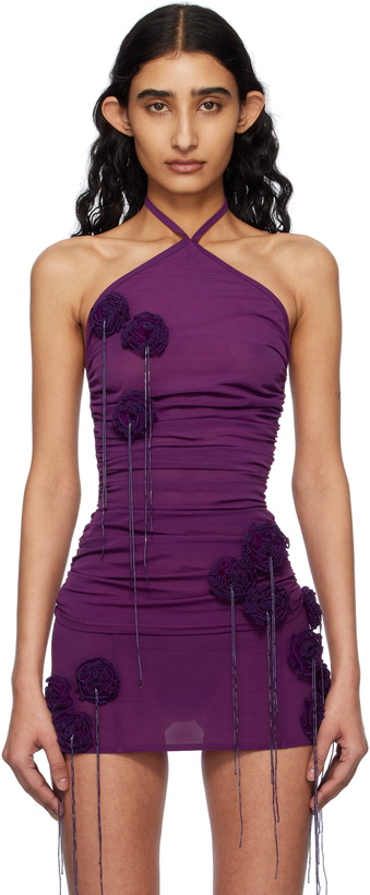 Photo: Fancì Club Purple Violet Halterneck Tank Top