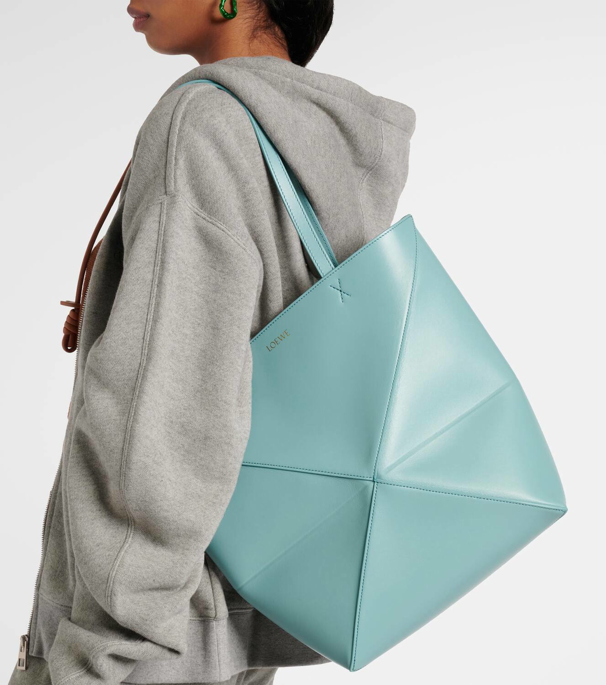 Loewe Puzzle Fold Medium leather tote bag Loewe