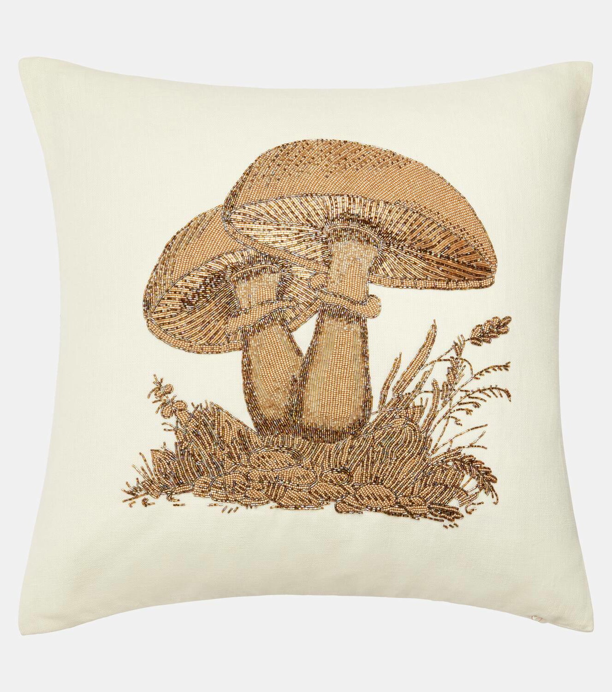 Jonathan Adler Botanist Mushrooms Large linen cushion