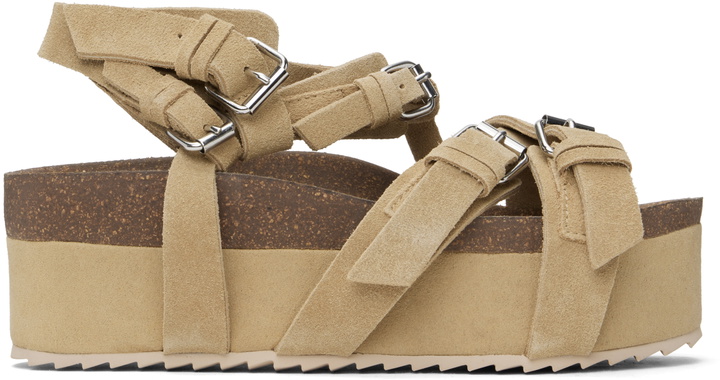 Photo: R13 Khaki Platform Sandals