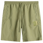 Diadora Men's Run Valley Shorts in Sage Green