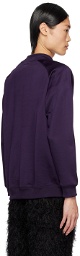 NEEDLES Purple Mock Neck Sweatshirt