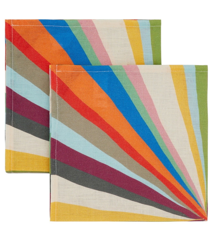 Photo: La DoubleJ Rainbow Rays Large set of 2 napkins