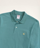 Brooks Brothers Men's Golden Fleece Original Fit Stretch Supima Long-Sleeve Polo Shirt | Teal