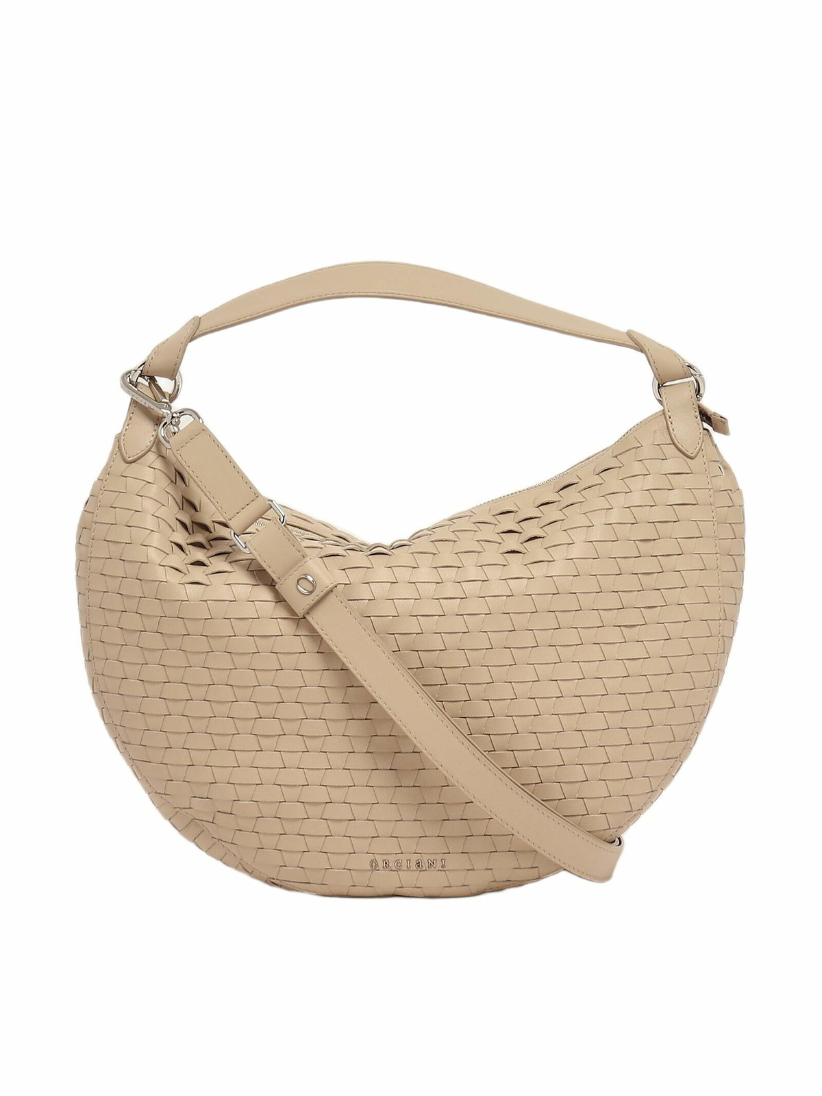 Orciani Dumpling Nappa Woven Large Intrecciata Shoulder Bag
