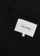 Frame Cotton T-shirt Black