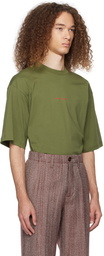 Marni Green Printed T-Shirt