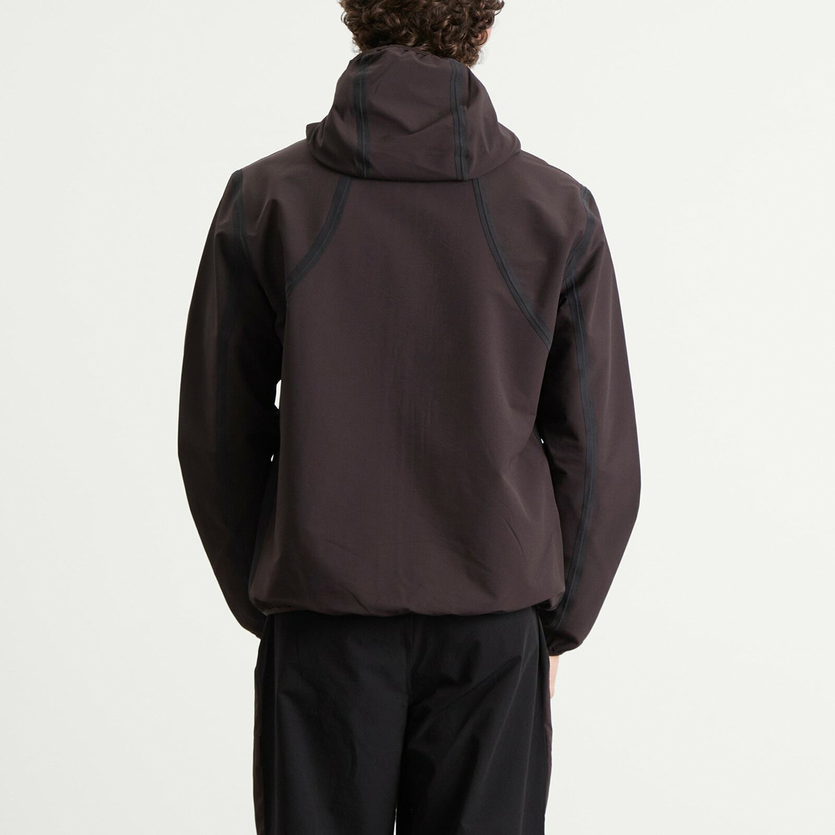 Purple Mountain Observatory Men's Adv Soft Shell Balaclava Jacket in Chocolate