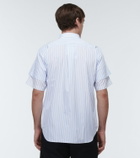 Comme des Garçons Homme Deux Striped cotton twill shirt