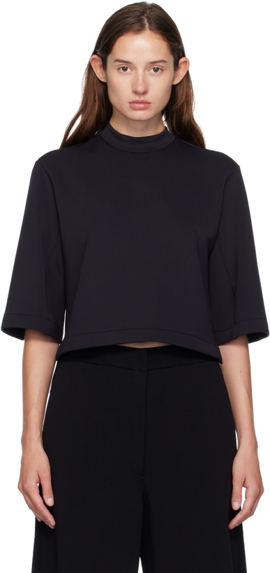 Photo: Moncler Genius Moncler x Edward Enninful Black Neoprene T-shirt