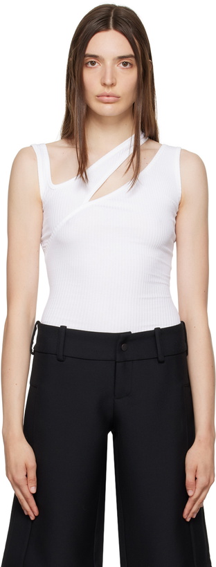 Photo: Han Kjobenhavn White Cutout Tank Top