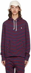 Polo Ralph Lauren Navy & Red Cotton Hoodie