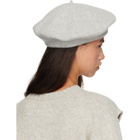 Maison Margiela Gray 4-Stitch Wool Beret