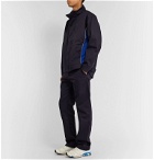 AFFIX - Reflective-Trimmed Colour-Block Twill Trousers - Blue