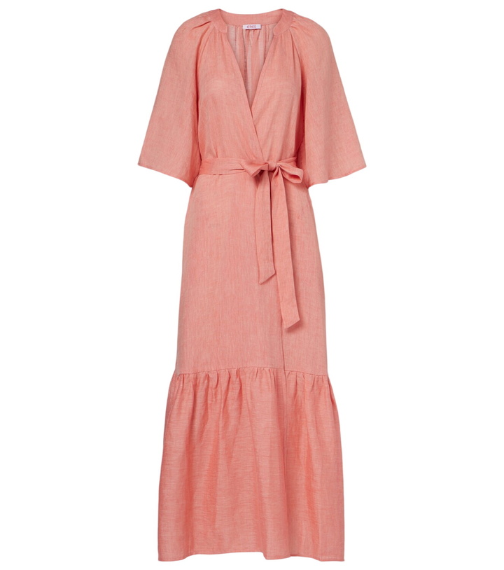 Photo: Eres Audacieuse belted linen midi dress