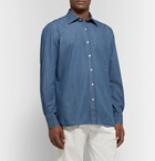 Rubinacci - Cotton-Chambray Shirt - Blue