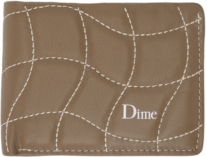 Photo: Dime Brown Quilted Wallet