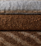 The House of Lyria Garison alpaca, wool, and cashmere throw