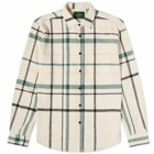 Portuguese Flannel Men's Displacement Check Shirt in Catural/Forest