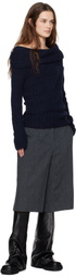 Juun.J Gray Culotte Shorts