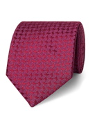 CHARVET - 7.5cm Patterned Silk-Jacquard Tie