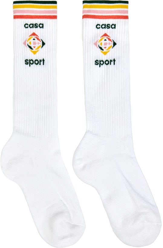 Photo: Casablanca White Sport Socks