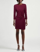 Manila Grace Womens Mini dress Burgundy