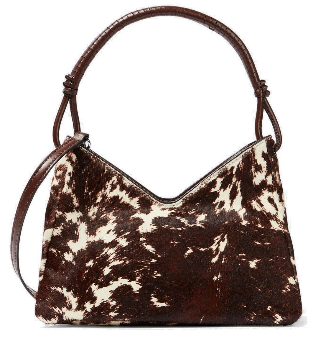Staud Valerie calf hair shoulder bag Staud