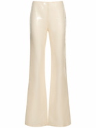 ALBERTA FERRETTI Sequined High Rise Flared Pants