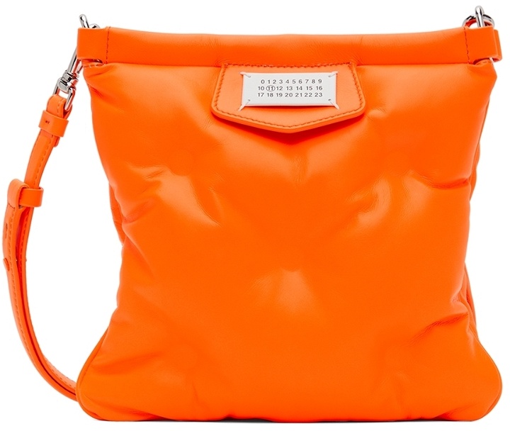 Photo: Maison Margiela Orange Glam Slam Flat Messenger Bag