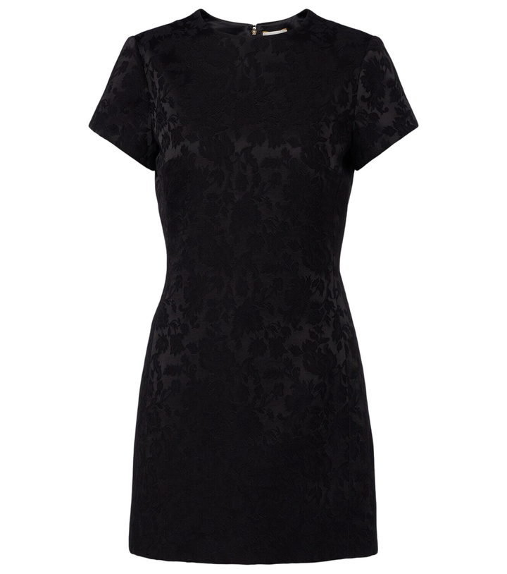 Photo: Saint Laurent Devoré floral cotton-blend minidress