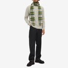 Barbour Men's Tartan Lambswool Scarf in Ancient