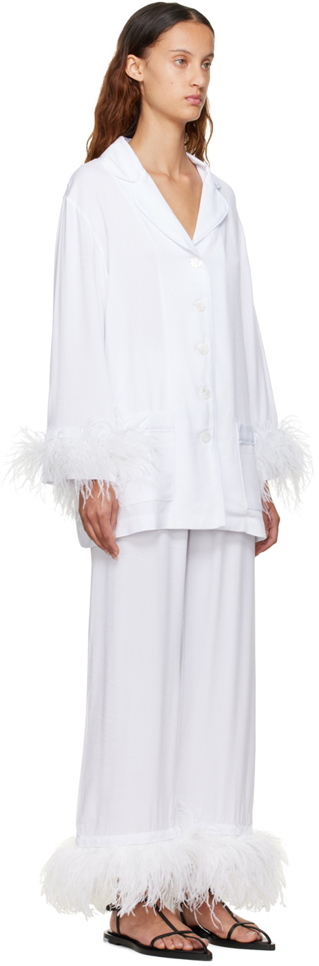 Sleeper White Party Pyjama Set