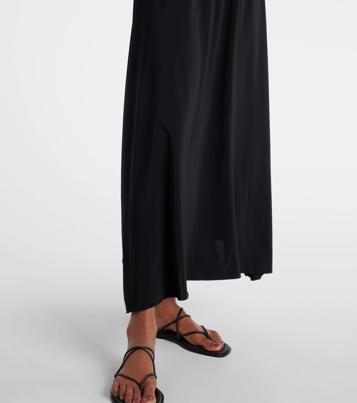 Eres Oda pleated bustier dress
