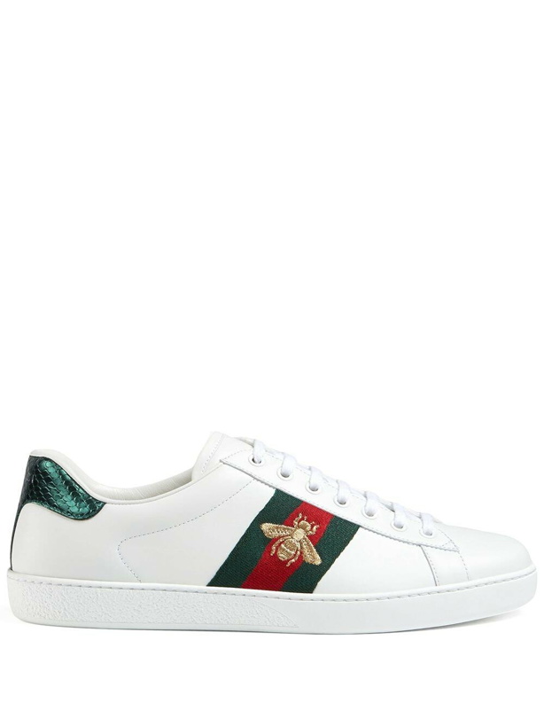 Photo: GUCCI - Ace Leather Sneakers