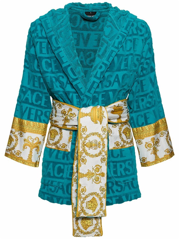 Photo: VERSACE - Barocco & Robe Short Cotton Robe